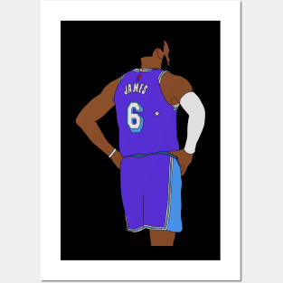 LeBron James Minimal Posters and Art